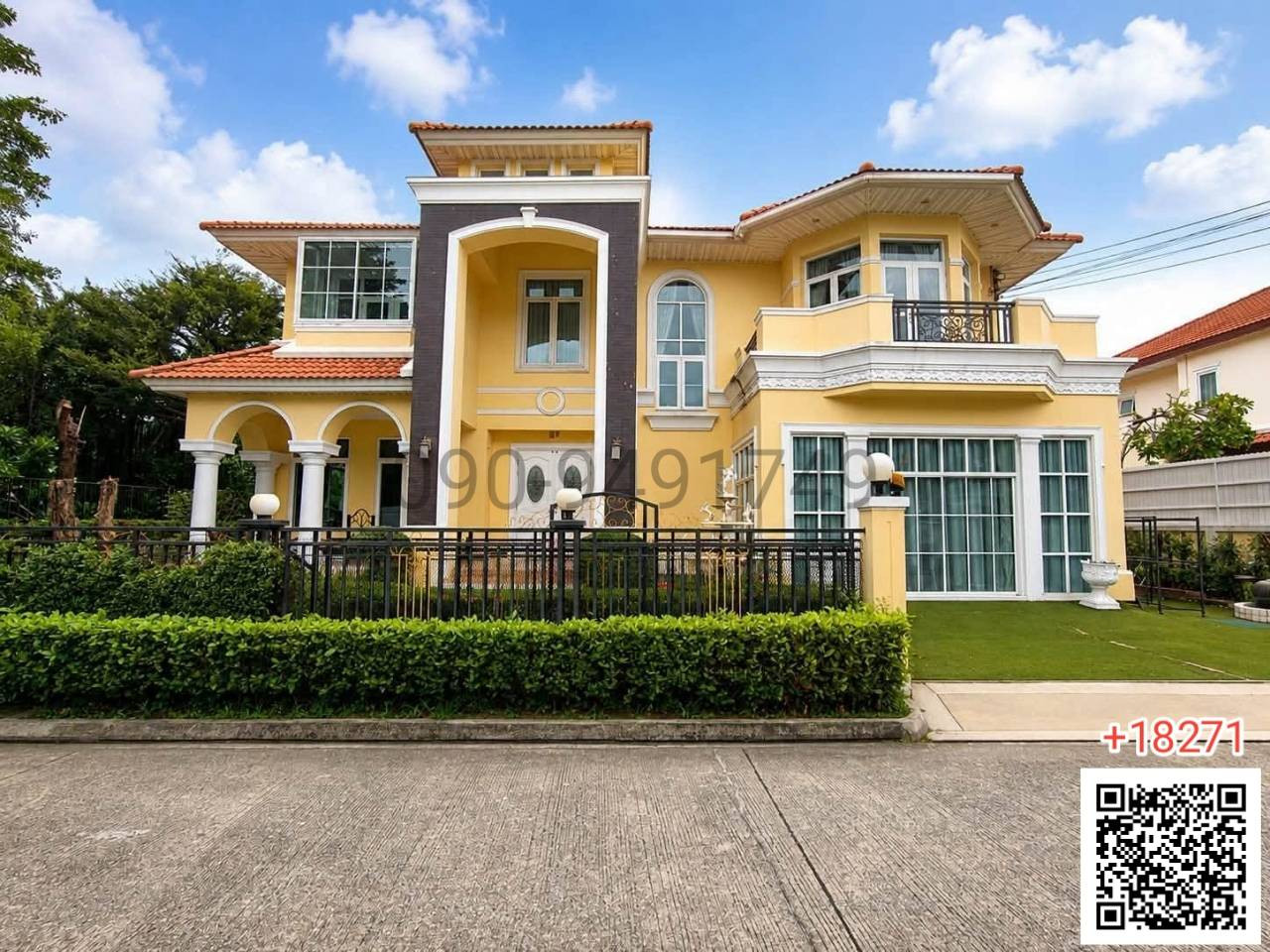 For rent, 2-story detached house, The Grand Rama 2, ready to move in. For rent, 2-story detached house, The Grand Rama 2, ready to move in.