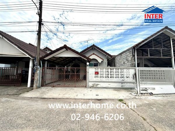 บ้านเดี่ยว 1 ชั้น 32 ตร.ว. หมู่บ้านพรธิสาร รังสิต-คลอง6 ซอยพรธิสาร4 ซอย55 ถนนรังสิต-นครนายก ถนนคลองหลวง คลองหลวง ปทุมธานี 
