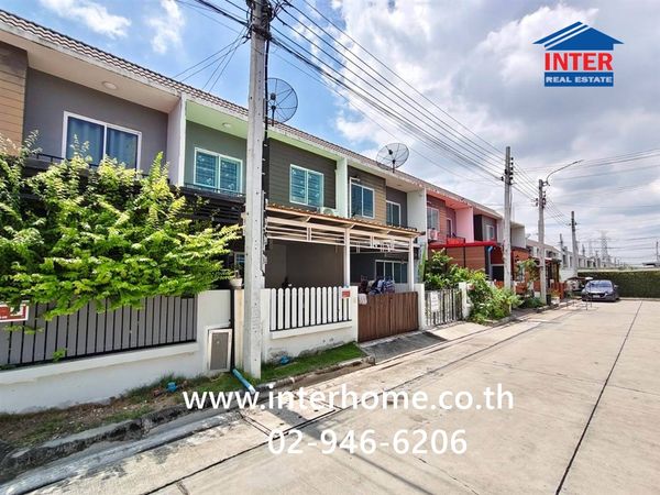 ทาวน์เฮ้าส์ 2 ชั้น 19.2 ตร.ว. หมู่บ้านอารียา เดอะคัสเลอร์ส เฟส7 ไทรน้อย ถนนบางกรวย-ไทรน้อย ถนนบ้านกล้วย-ไทรน้อย ไทรน้อย นนทบุรี 
