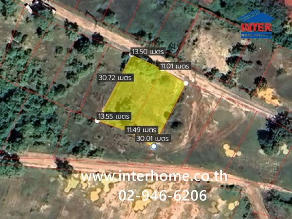 ที่ดินเปล่า 187.4 ตร.ว. ที่ดินเปล่า ใกล้พัทยาน้อย อุบลราชธานี ถนนสถิตย์นิมานกุล (ทล.217) สิรินธร อุบลราชธานี 