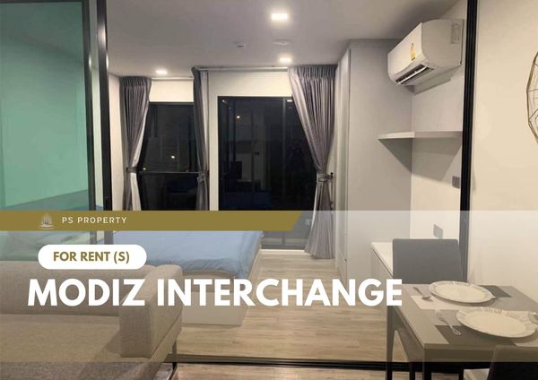 For Rent 📍 Modiz Interchange 📍 Fully furnished and equipped with appliances; near BTS Wat Phra Sri Mahathat.