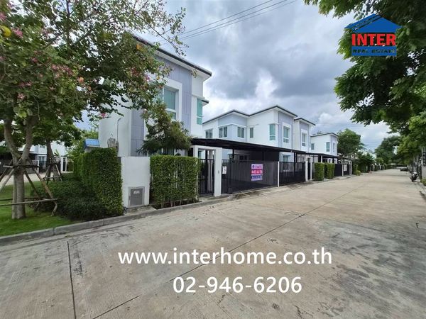 Twin house, 2 floors, 35.7 sq m, Bless City Park Village. Sukhumvit-Bang Pu, near Robinson Samut Prakan, Sukhumvit Road, Tai Ban Mai Subdistrict Mueang Samut Prakan, Samut Prakan
