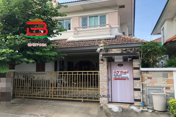 Single house Alisha 3, area 56 sq m., Rama 2 Road, Bang Mot Subdistrict, Thung Khru District.