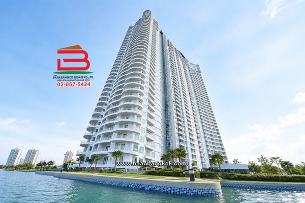 Condominium area 62.76 sq m. Supalai Prima Riva (Supalai Prima Riva), Rama 3 Soi 56, Rama 3 Road, Chong Nonsi Subdistrict, Yannawa District.