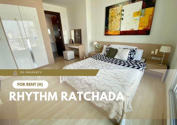 ให้เช่า ✨ Rhythm Ratchada ✨ ใกล้ MRT รัชดาภิเษก เฟอร์นิเจอร์ และ เครื่องใช้ไฟฟ้าครบ 