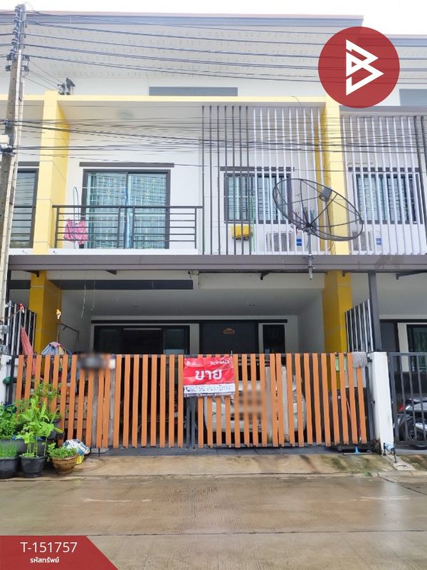 ขายทาวน์เฮ้าส์ หมู่บ้านสุขปิติ วิว เฟส 2 (Sukpiti View 2) ชลบุรี ใกล้อมตะนคร 