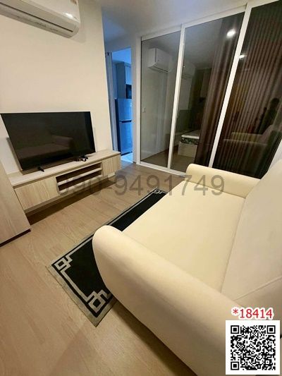 Condo for rent: The Origin Phahol 57, size 1 bedroom, Building A, 5th floor, near BTS Phahon Yothin 59 station.