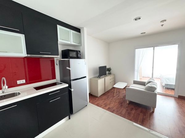 🐱🐶 Pet Lovers, don't miss it! Pet condos revealed High floor, beautiful view, 27th floor, room width 36 sq m | Bangkok Horizon Ramkhamhaeng (near MRT Lam Sali Intersection) | Rent 13,000 baht/month 🚊✨