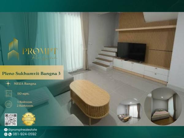 OP02207 - Pleno Sukhumvit-Bangna 3 : พลีโน่ สุขุมวิท บางนา 3 : Pleno Sukhumvit-Bangna 3 : พลีโน่ สุขุมวิท บางนา 3 - #MegaBangna #InternationalSchool (SISB/TCIS /Concordian) #SuvarnabhumiAirport