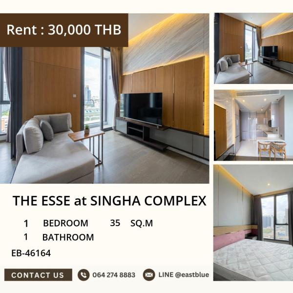 02/10/2026, ให้เช่า THE ESSE at SINGHA COMPLEX 1 ห้องนอน 30,000 บาท/เดือน 🌆 0642748883