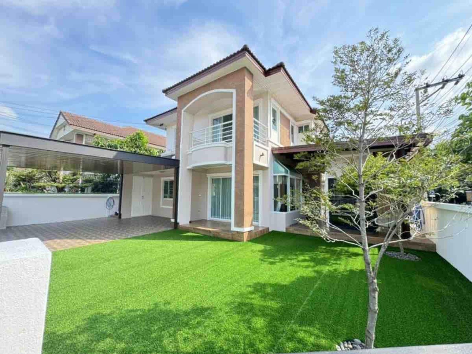 ขายบ้าน  สัมมากร ราชพฤกษ์ หน้ากว้าง บางพลับ ปากเกร็ด นนทบุรี CX-168159