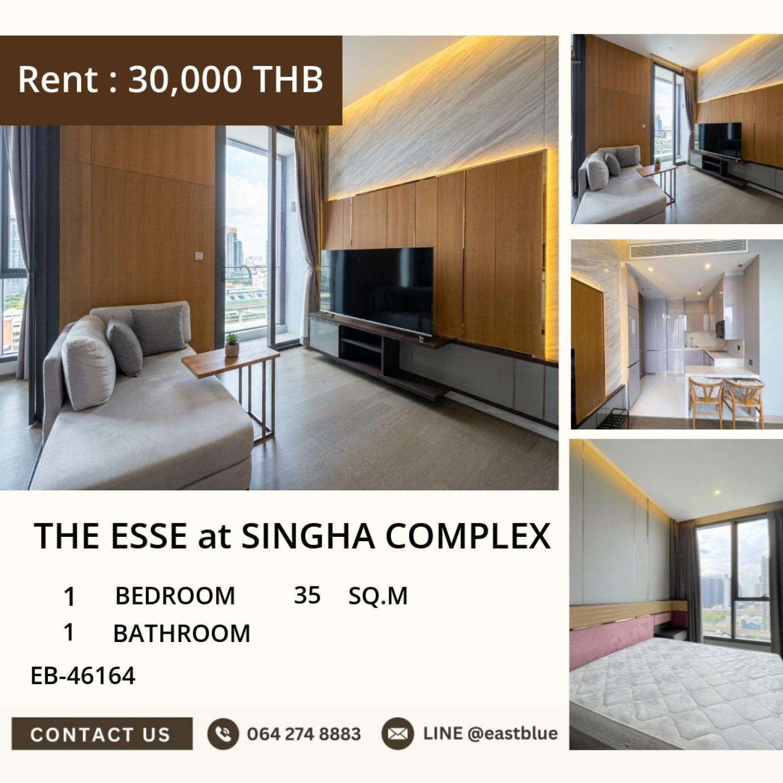 02/10/2026, ให้เช่า THE ESSE at SINGHA COMPLEX 1 ห้องนอน 30,000 บาท/เดือน 🌆 0642748883 02/10/2026, ให้เช่า THE ESSE at SINGHA COMPLEX 1 ห้องนอน 30,000 บาท/เดือน 🌆 0642748883