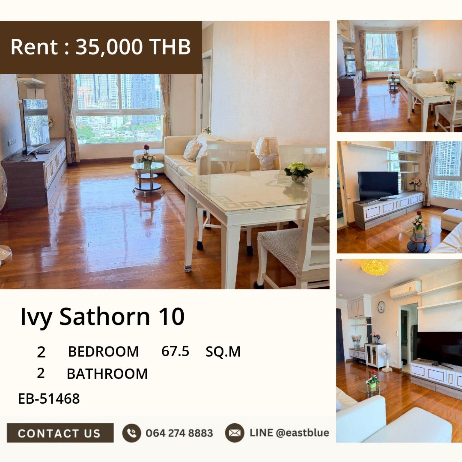 05/10/2026, 🏙️ Ivy Sathorn 10 | Luxe 2-Bed, 2-Bath Condo 🔑
EB-51468 | 67.5 sq.m | 38,000 THB/month 💰 0642748883 05/10/2026, 🏙️ Ivy Sathorn 10 | Luxe 2-Bed, 2-Bath Condo 🔑
EB-51468 | 67.5 sq.m | 38,000 THB/month 💰 0642748883