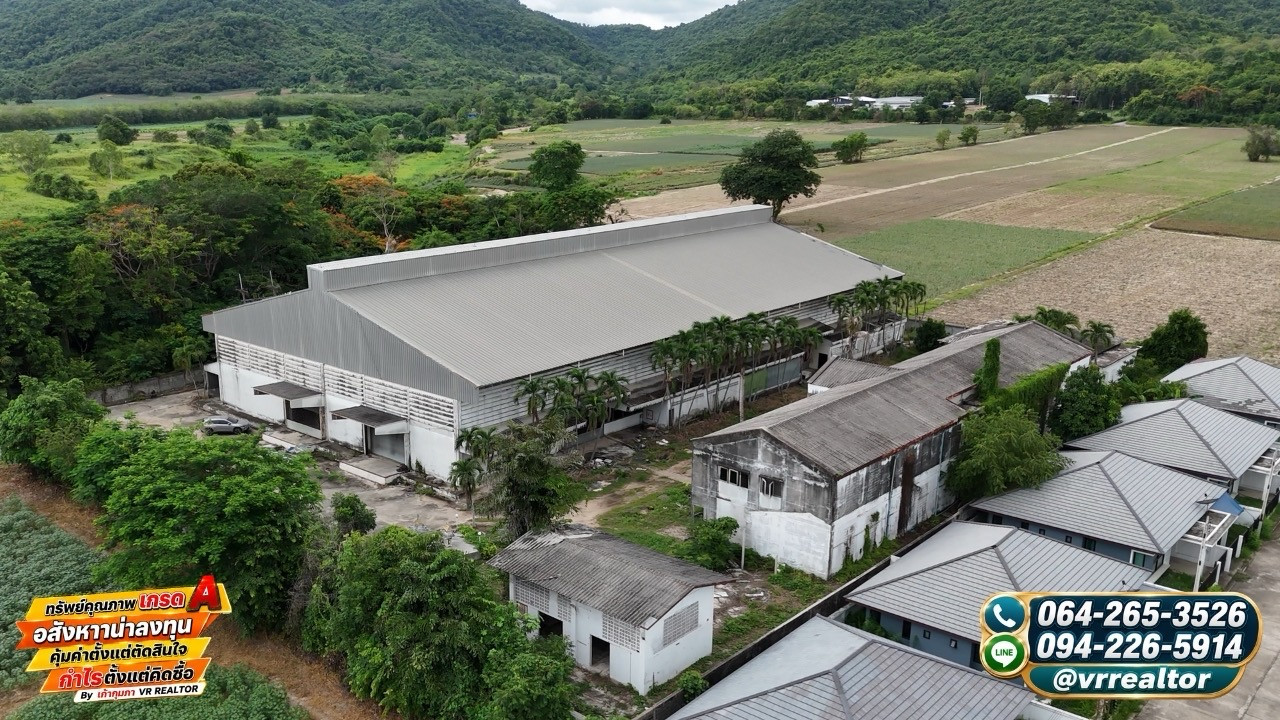 Land for sale with warehouse / factory, 7 rai, Nikhom Phatthana, Rayong, ready for use, price 29 million baht.