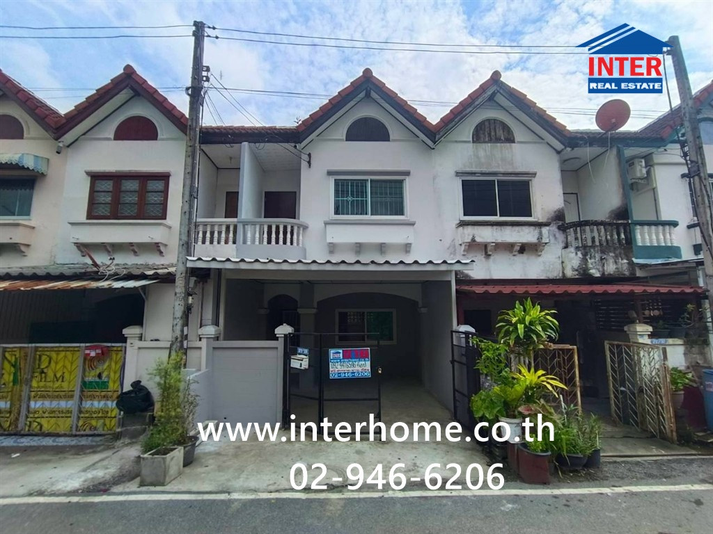 Townhouse, 2 floors, 16 sq m, Saeng Anon Village, Lam Luk Ka Khlong 7, Soi Saeng Anon, Rangsit-Nakhon Nayok Road. Lam Luk Ka Khlong 7 Road Lam Luk Ka Municipal Road 3, Lam Luk Ka, Pathum Thani