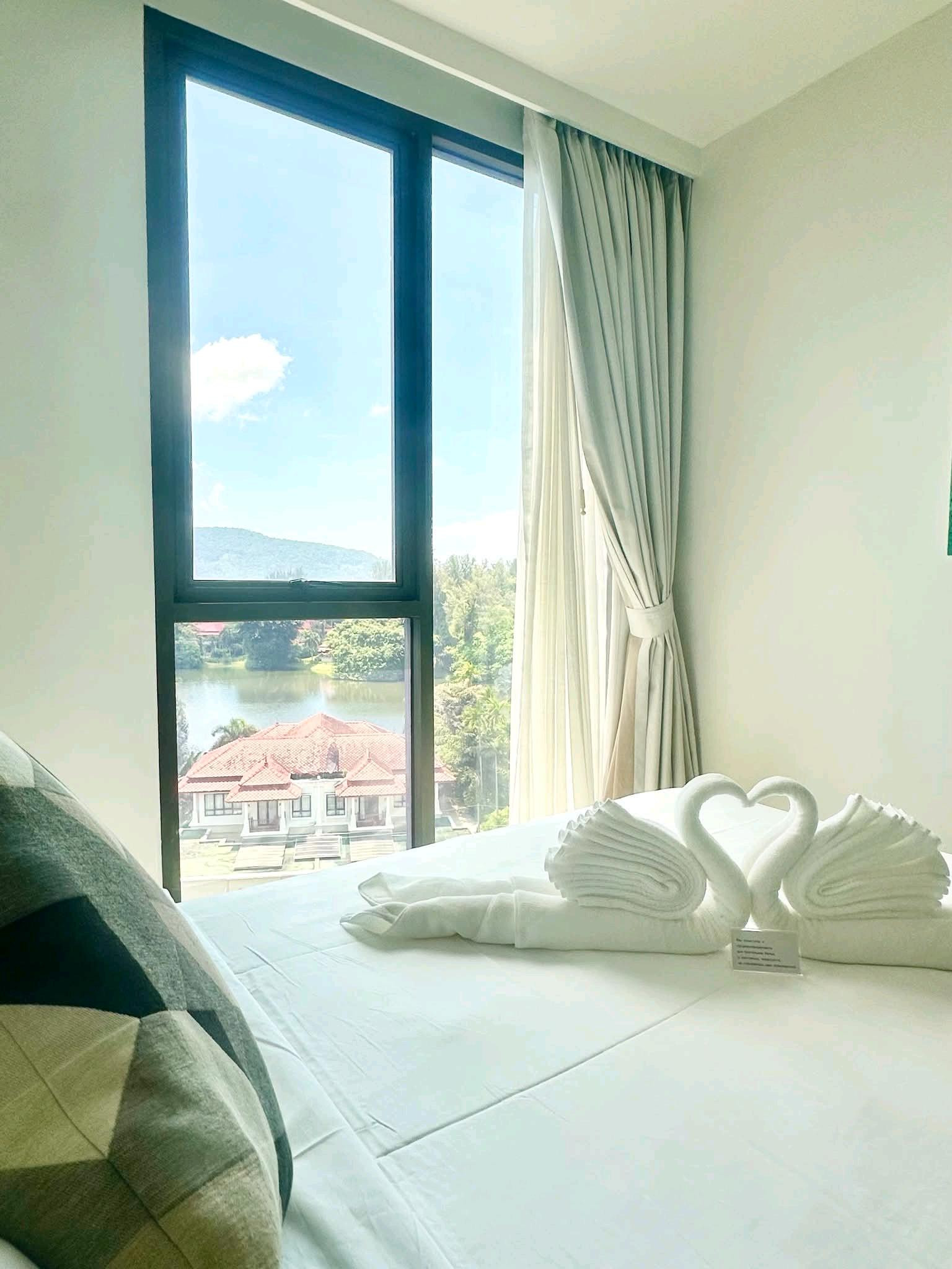 🔵 7TH FLOOR | OPEN LAKE VIEW✨ PREMIUM 2-BEDROOM RESIDENCE LAGUNA RENT PREMIUM RESIDENCE | LIVE INSIDE LAGUNA – รูปที่ 3