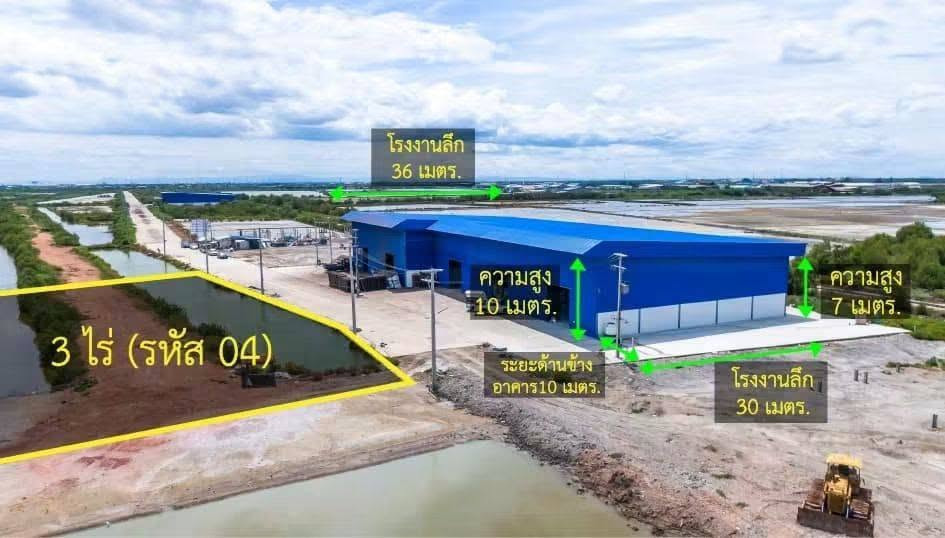 ปล่อยเช่า 📦 โกดัง 🩷 ผังสีชมพู 📐️ ขนาด 300 ตรม – 1,200 ตรม ⛳ ติดถนนพระราม 2 กม 52 อ.เมือง สมุทรสาคร    – รูปที่ 2
