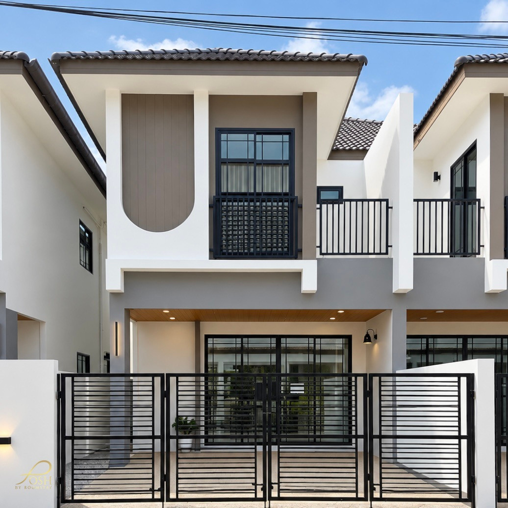บ้านแฝด2ชั้นสร้างใหม่4ห้องนอน บนทำเลถนนขวาง–วิชิต ตั้งอยู่ภายในโครงการ จอมทอง–มณีคราม ฟังก์ชั่นที่หาได้ยากในโซนเมือง – รูปที่ 2