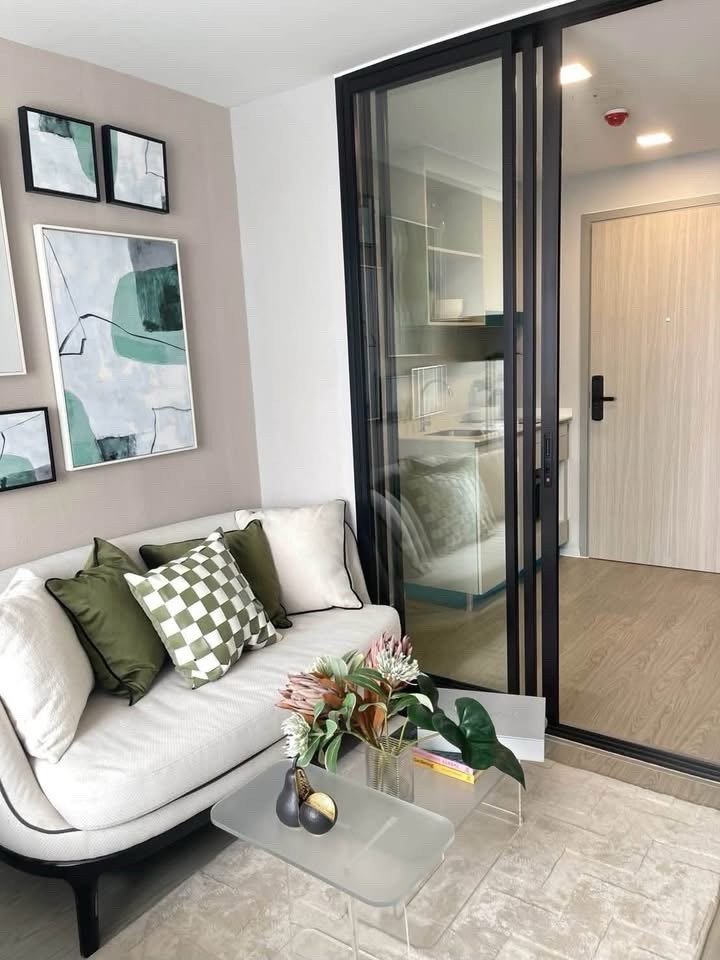 🌿 FOR RENT | ATMOZ OASIS ONNUT ✨ ชั้น 4 | ห้องแบ่งสัดส่วนครบ | ใกล้ MRT ศรีนุช เดินเพียง 5 นาที – รูปที่ 3