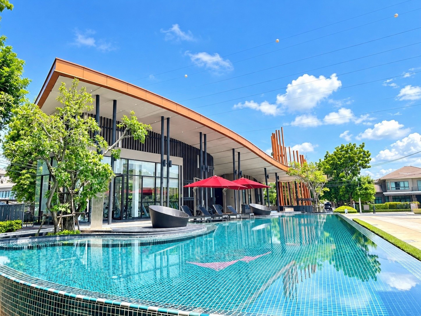 ให้เช่าบ้านหรู หมู่บ้านบุราสิริ บึงหนองโครต – รูปที่ 2