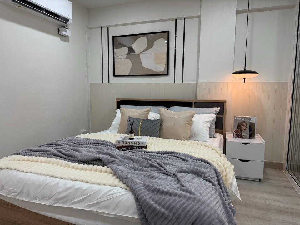 Rare Item ! Condo near Central Rama 9, Big C and Home Pro Ratchada, The Street Ratchada, MRT Huai Khwang, good size, good to live in yourself, worth renting out. Cheapest price in the building – รูปที่ 2