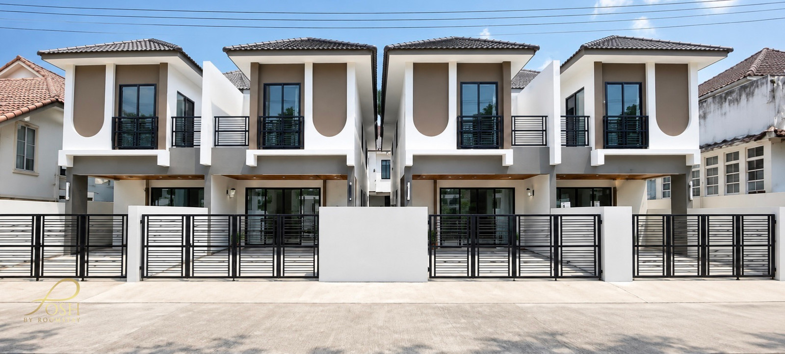 บ้านแฝด2ชั้นสร้างใหม่4ห้องนอน บนทำเลถนนขวาง–วิชิต ตั้งอยู่ภายในโครงการ จอมทอง–มณีคราม ฟังก์ชั่นที่หาได้ยากในโซนเมือง