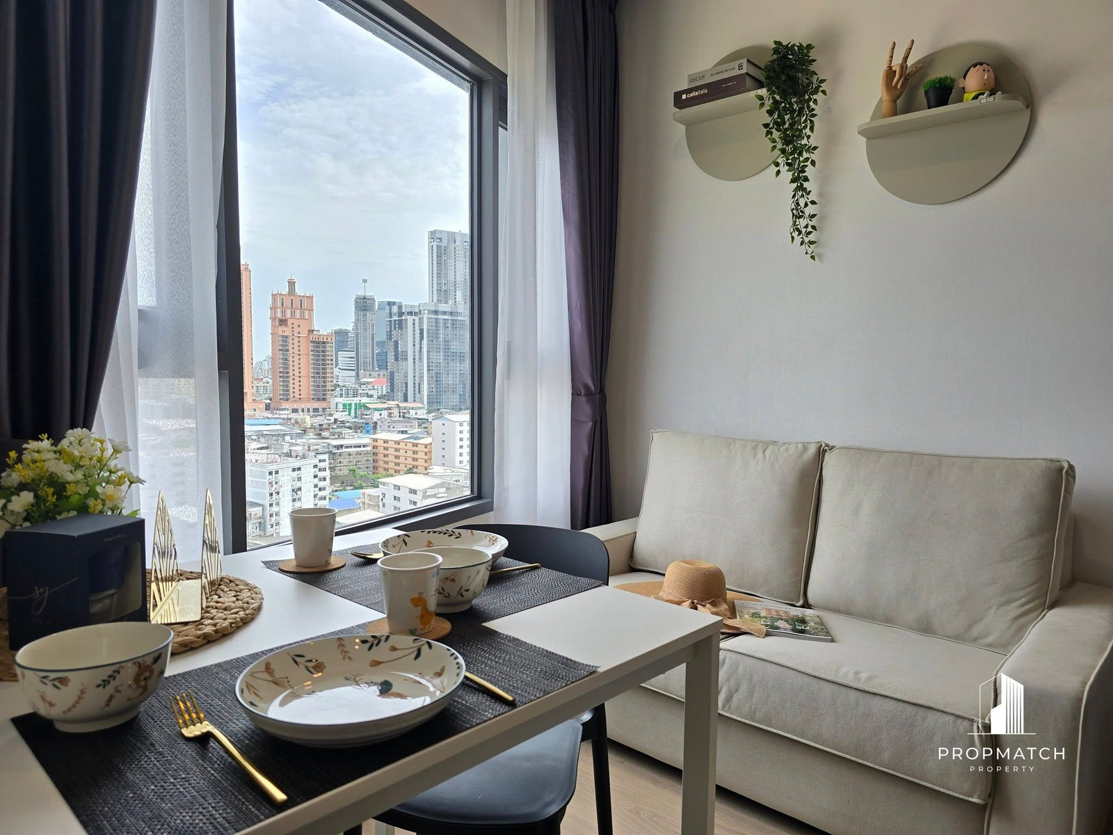 ✨Flash Deal ✨ Life Rama 4 - Asoke ( 1Bed 1Bath 27SQM.) พร้อมอยู่ ! เพียง 20,000 บาทต่อเดือน Tel.0981315848@propmatch 