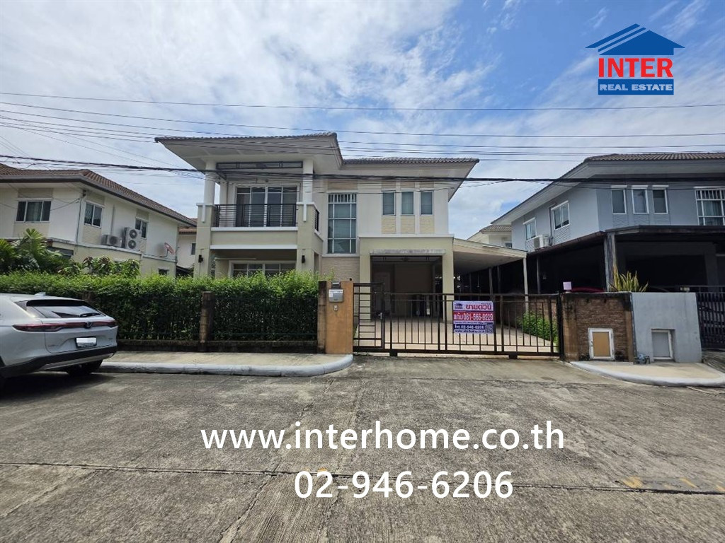 2-story detached house, 59.1 sq m, The Plant Village, Wongwaen-Ramindra. Soi 01 Kanchanaphisek 5/7 Kanchanaphisek Ring Road, Ramindra Road, Bang Khen District, Bangkok 2-story detached house, 59.1 sq m, The Plant Village, Wongwaen-Ramindra. Soi 01 Kanchanaphisek 5/7 Kanchanaphisek Ring Road, Ramindra Road, Bang Khen District, Bangkok