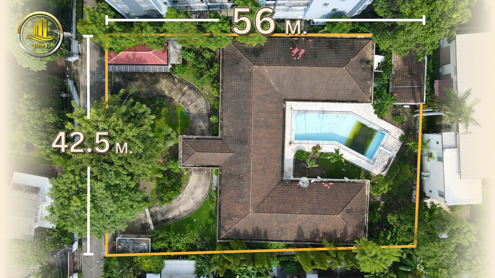 ที่ดินแถมบ้าน ซอยสุขุมวิท 49/12 เนื้อที่ 567 ตรว. ขนาด 42.5 x 56 เมตร ราคาขาย ตรว.ละ 650,000 บาท  รวมเป็นเงิน 368,550,000 บาท – รูปที่ 2
