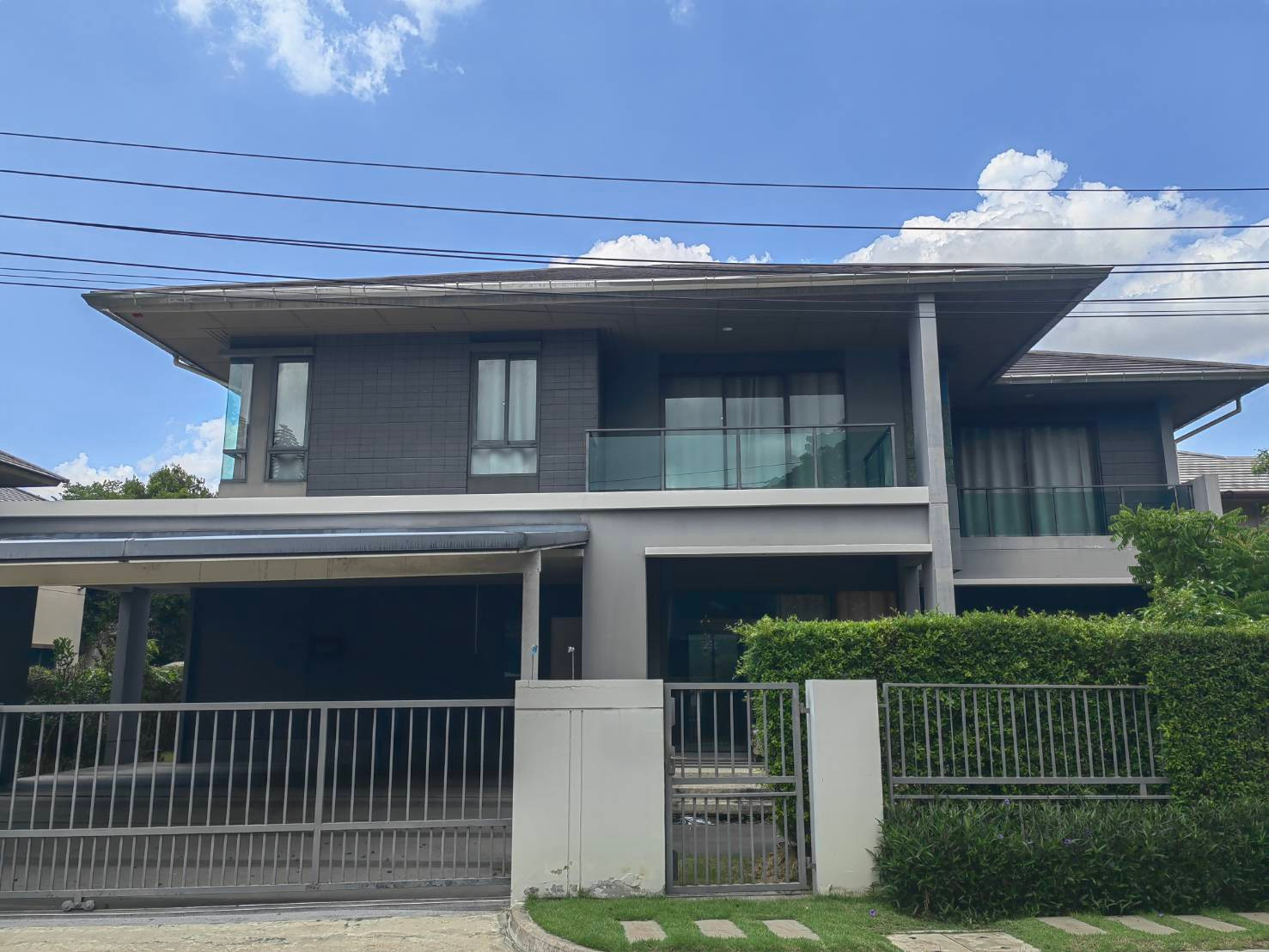 Single house for sale, Setthasiri Pinklao - Kanchana, private corner house, Exclusive project, quality society from Sansiri.