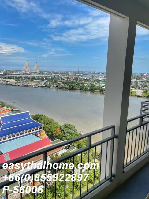 P-56006 ให้เช่า U Delight Residence Riverfront Rama 3 (ยู ดีไลท์ เรสซิเด้นซ์ ริเวอร์ฟร้อนท์ พระราม 3) | 1 ห้องนอน 1 ห้องน้ำ | วิวแม่น้ำ + วิวสะพานภูมิพล | ชั้น 25 | เฟอร์นิเจอร์ครบ | ที่จอดรถ 1 คัน | Line Id: @easythaihome | 085-592-2897  – รูปที่ 3