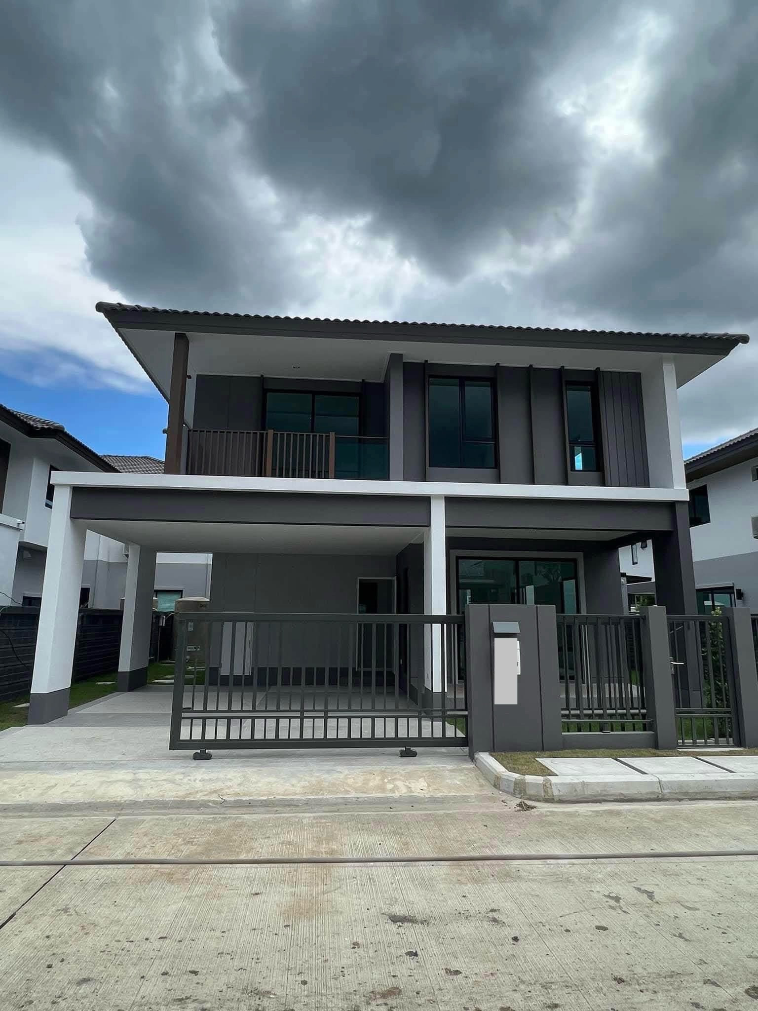 🏡 For rent, rent 40,000 baht/month, single house, Saransiri Rangsit, location next to the expressway. – รูปที่ 2