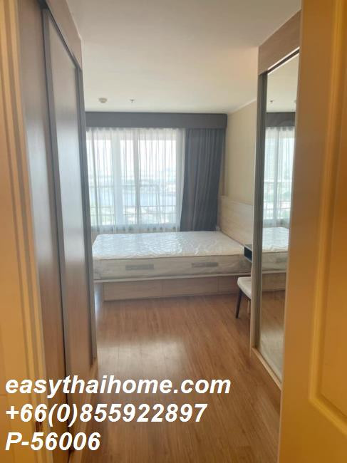 P-56006 ให้เช่า U Delight Residence Riverfront Rama 3 (ยู ดีไลท์ เรสซิเด้นซ์ ริเวอร์ฟร้อนท์ พระราม 3) | 1 ห้องนอน 1 ห้องน้ำ | วิวแม่น้ำ + วิวสะพานภูมิพล | ชั้น 25 | เฟอร์นิเจอร์ครบ | ที่จอดรถ 1 คัน | Line Id: @easythaihome | 085-592-2897  – รูปที่ 2