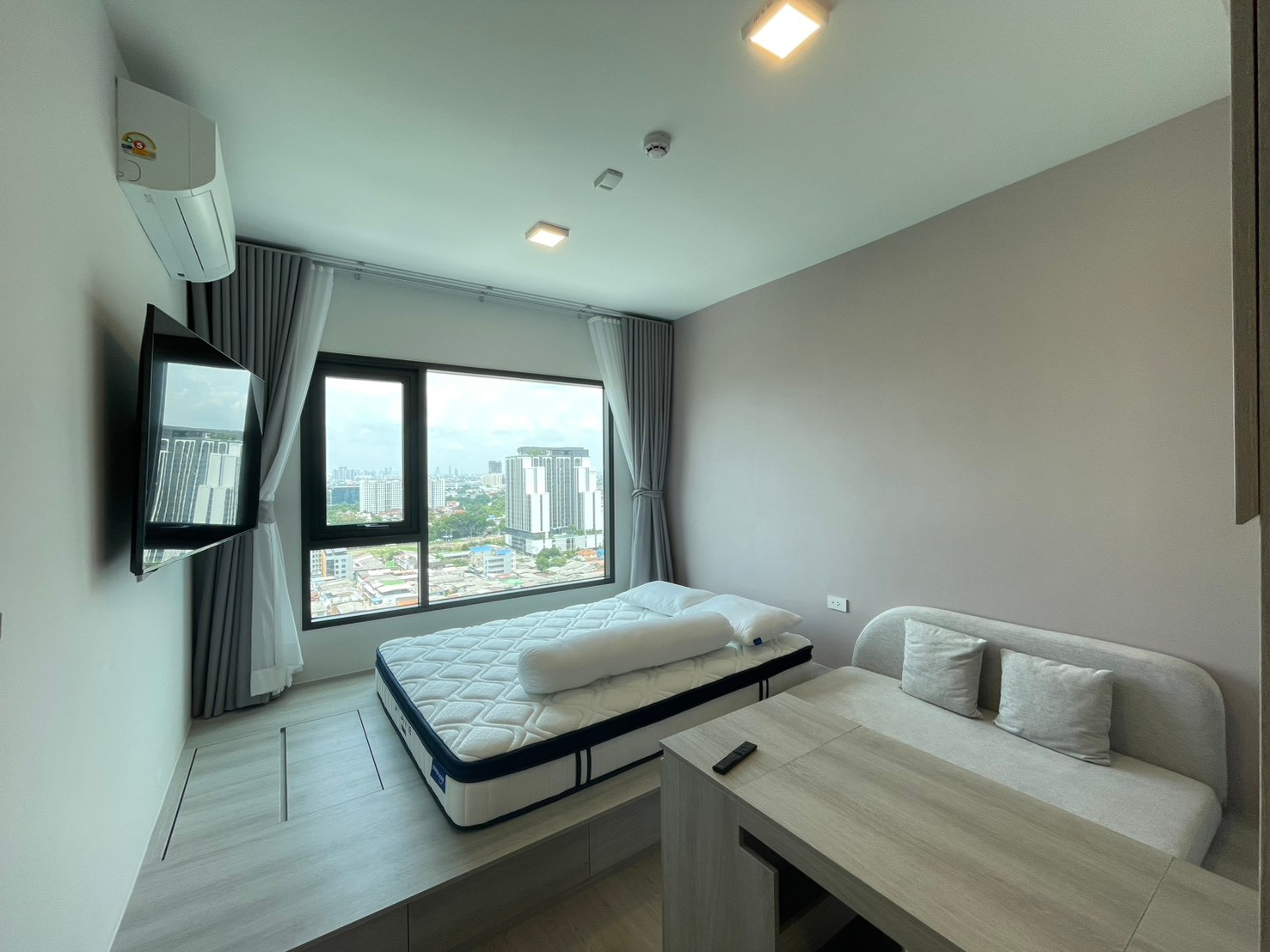 For rent COBE Kaset-Sripatum | Studio 26.7 sq m, 17th floor | Closed kitchen For rent COBE Kaset-Sripatum | Studio 26.7 sq m, 17th floor | Closed kitchen