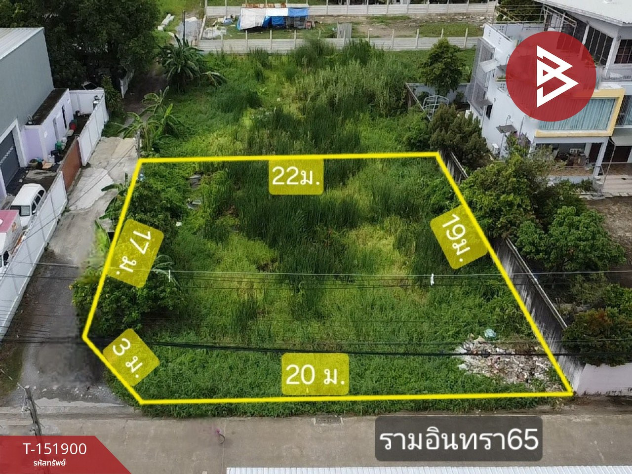 ขายที่ดิน เนื้อที่ 1 งาน 5 ตร.วา รามอินทรา​65 กรุงเทพมหานคร – รูปที่ 2