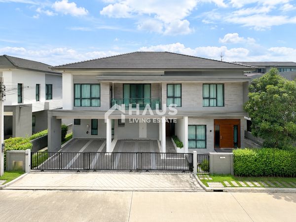 ✨ New out of the box with built-ins and furniture. In front of the house, don't hit anyone. Central area within walking distance 🔥 Single house for sale The City Tiwanon - Ngamwongwan 🔥 The City Tiwanon-Ngamwongwan / 6 bedrooms #HNGM099