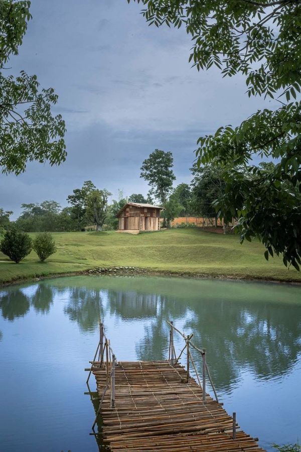 Khao Yai Land for Sale in Wang Ka Ta — 778 Sq.w. Hillside Land with Water Frontage, Stream and Waterfall Views 