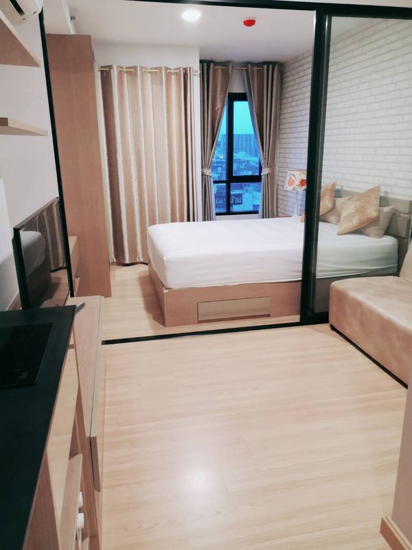 📣Condo for rent, Knightsbridge Sky City Saphan Mai 🏢 next to BTS Sai Yut 🚅 only 0 meters, beautiful room with furniture. and complete electrical appliances, size 23 sq m, price 9,000/month ‼️