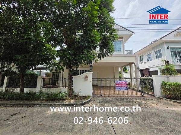 2-story detached house, 54.4 sq m, Perfect Place Village, Ramkhamhaeng-Suvarnabhumi 3. Soi Ramkhamhaeng 174 Ramkhamhaeng Road 174 Kheha Rom Klao Road, Min Buri District, Bangkok
