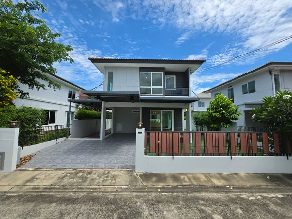 Single house for sale, Inizio Pinklao-Salaya, newly renovated, ready to move in, good location, near Mahidol University, Salaya and Si Rat Expressway.