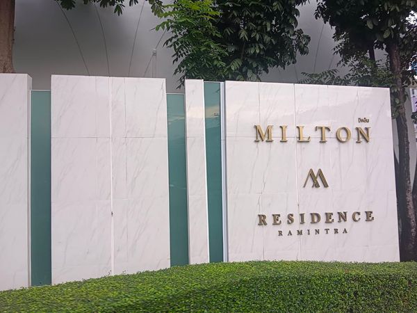 Single house for rent, Milton Residence Ramintra 119, fully furnished, ready to move in, good location, near MRT Setthabutbamphen 350 m.