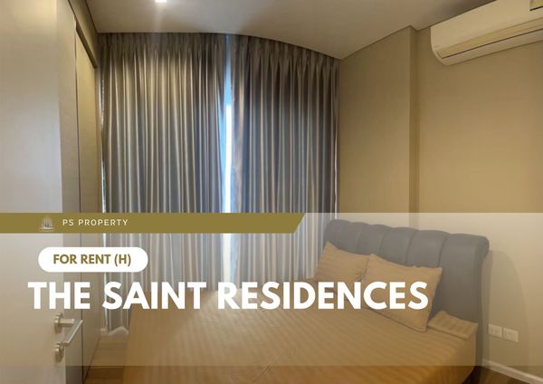 ให้เช่า 🔥 The Saint Residences 🔥 ใกล้ MRT พหลโยธิน เฟอร์นิเจอร์ และ เครื่องใช้ไฟฟ้าครบ 