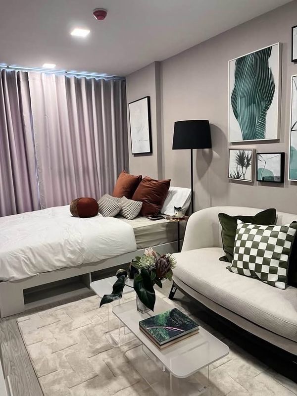 🌿 FOR RENT | ATMOZ OASIS ONNUT ✨ 4th floor | Fully divided room | Near MRT Srinuch, just 5 minutes walk.
