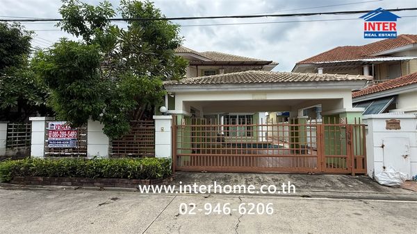 2-story detached house, 69.5 sq m, Villa Sarasini Village, near Sai Mai Avenue. Soi Sai Mai 74/1, Sai Mai Road, Sukhaphiban 5 Road, Sai Mai District, Bangkok