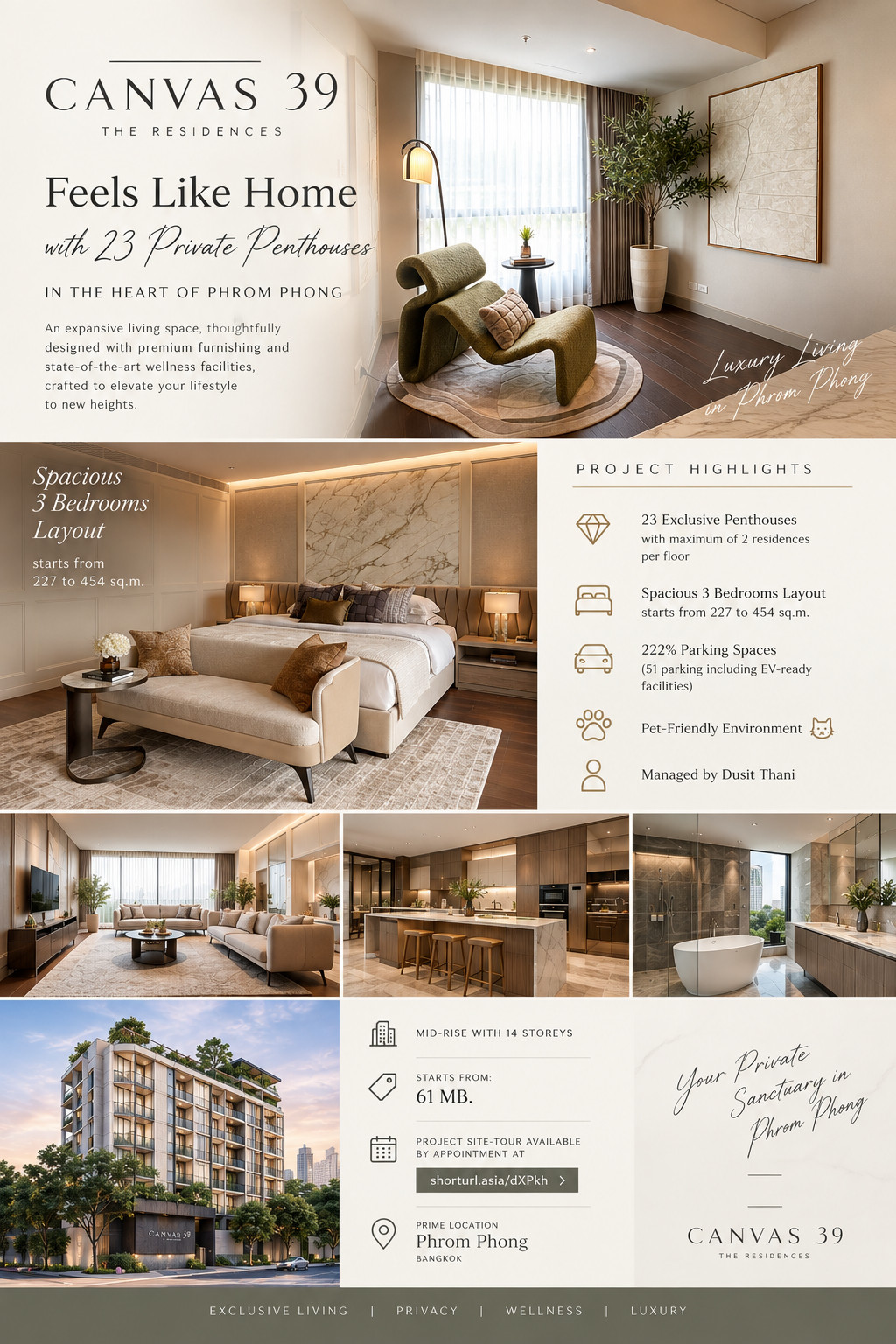 Exclusive 3-Bedroom Penthouse for Sale at CANVAS 39 | Private Luxury Living in Phrom Phong #Penhouse #Condomenium Exclusive 3-Bedroom Penthouse for Sale at CANVAS 39 | Private Luxury Living in Phrom Phong #Penhouse #Condomenium