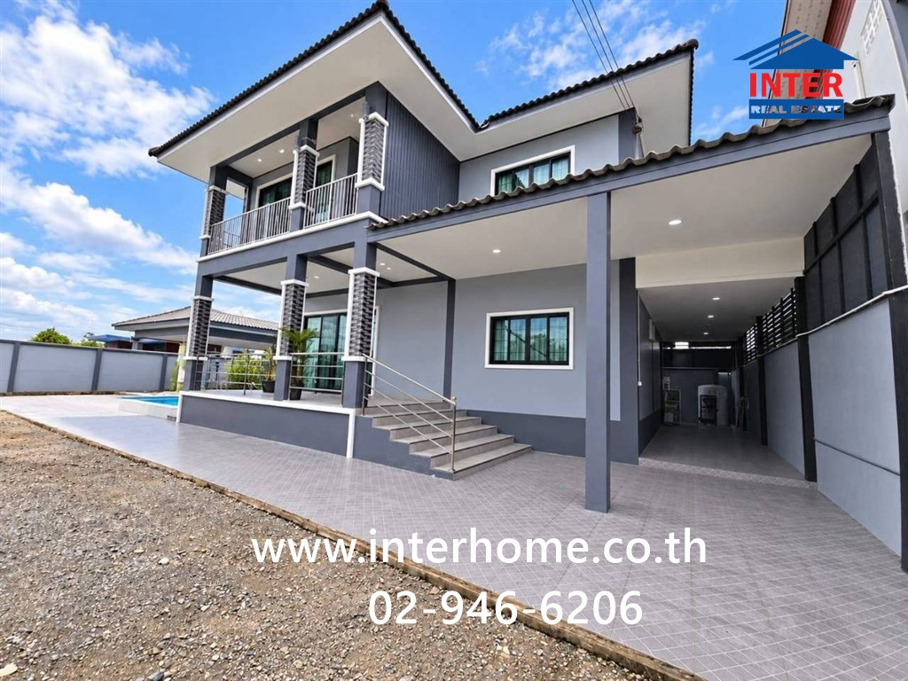 บ้านเดี่ยว 2 ชั้น 150 ตร.ว. บ้านเดี่ยว ใกล้ตลาดชุมพล ถนนพระราม2 ถนนสวนสม เมืองสมุทรสาคร สมุทรสาคร  – รูปที่ 2