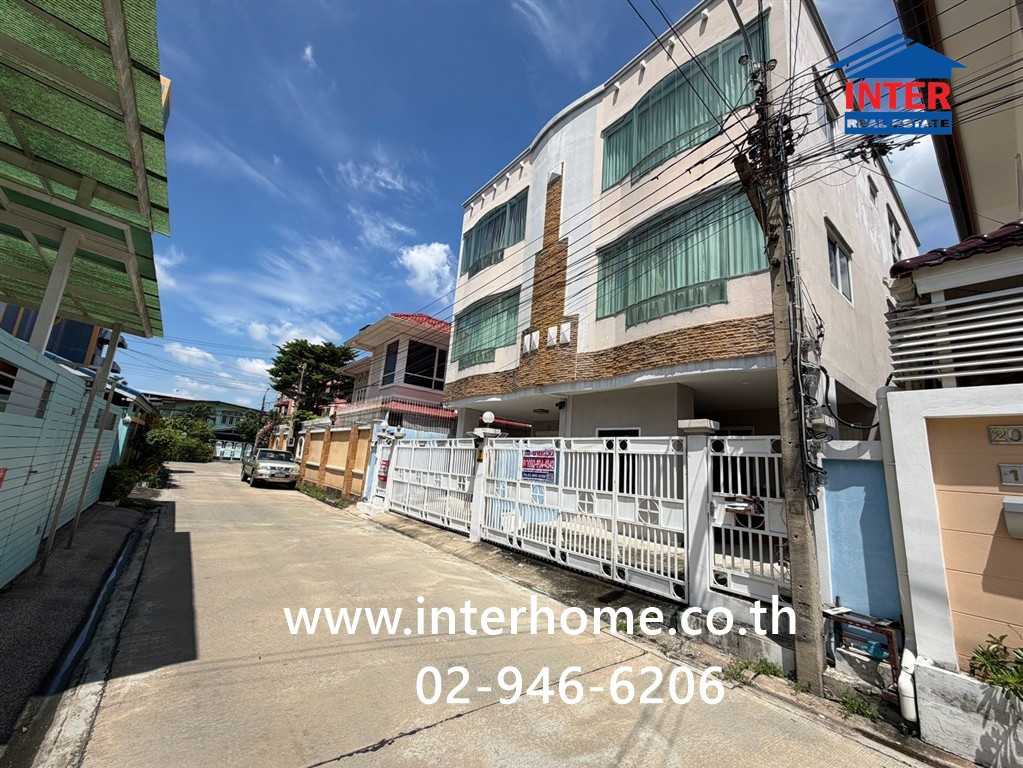 บ้านเดี่ยว 3 ชั้น 25.5 ตร.ว. บ้านแฝดใกล้รถไฟฟ้ารามอินทรา กม.4 ซอยรามอินทรา39 ถนนรามอินทรา เขตบางเขน กรุงเทพมหานคร  – รูปที่ 2