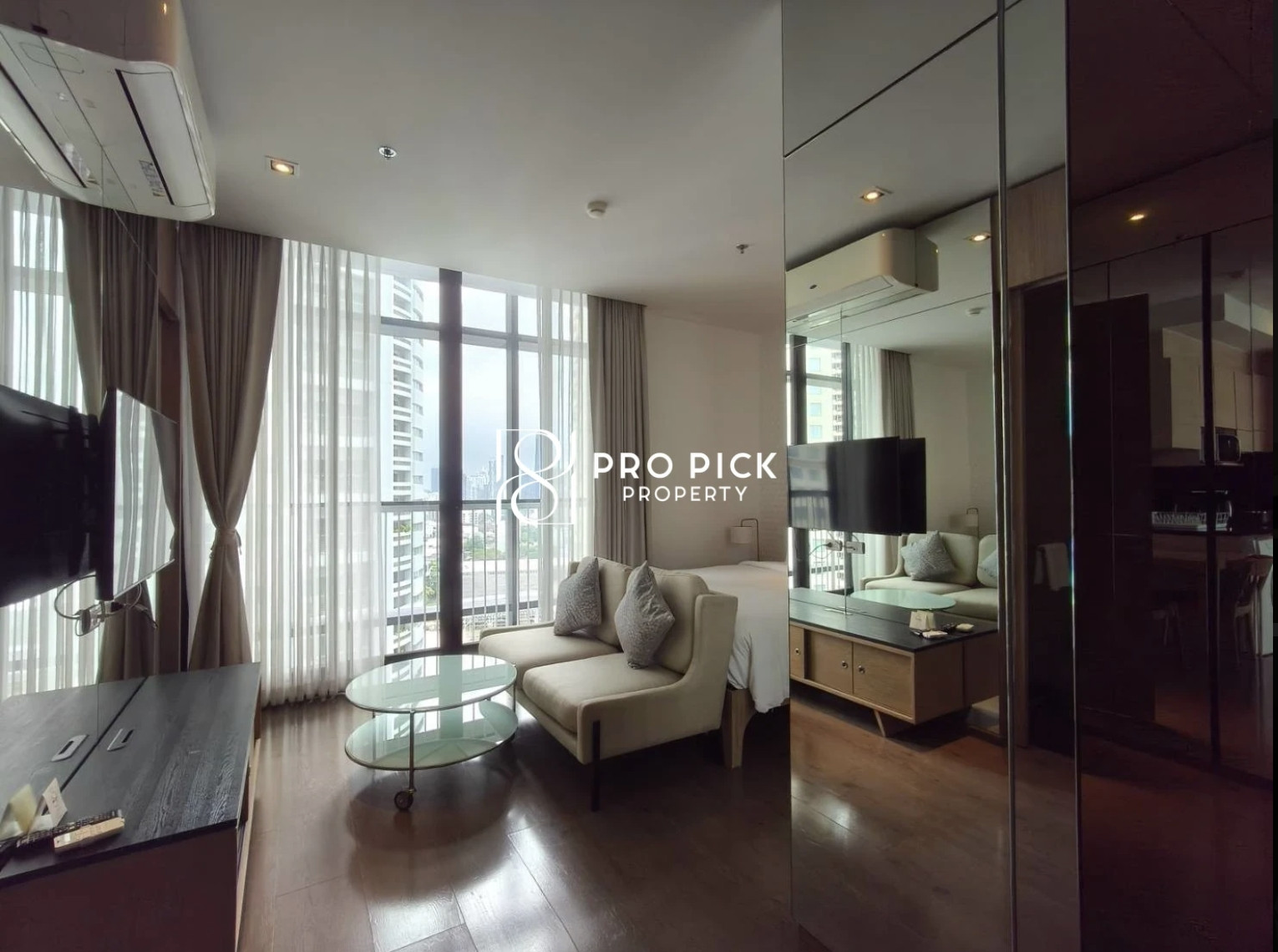 For Rent Condo Park Origin Phrom Phong 1 bed 1 Bath BTS Phrom Phong Sukhumvit Khlong Toei Bangkok PP-00495 – รูปที่ 2