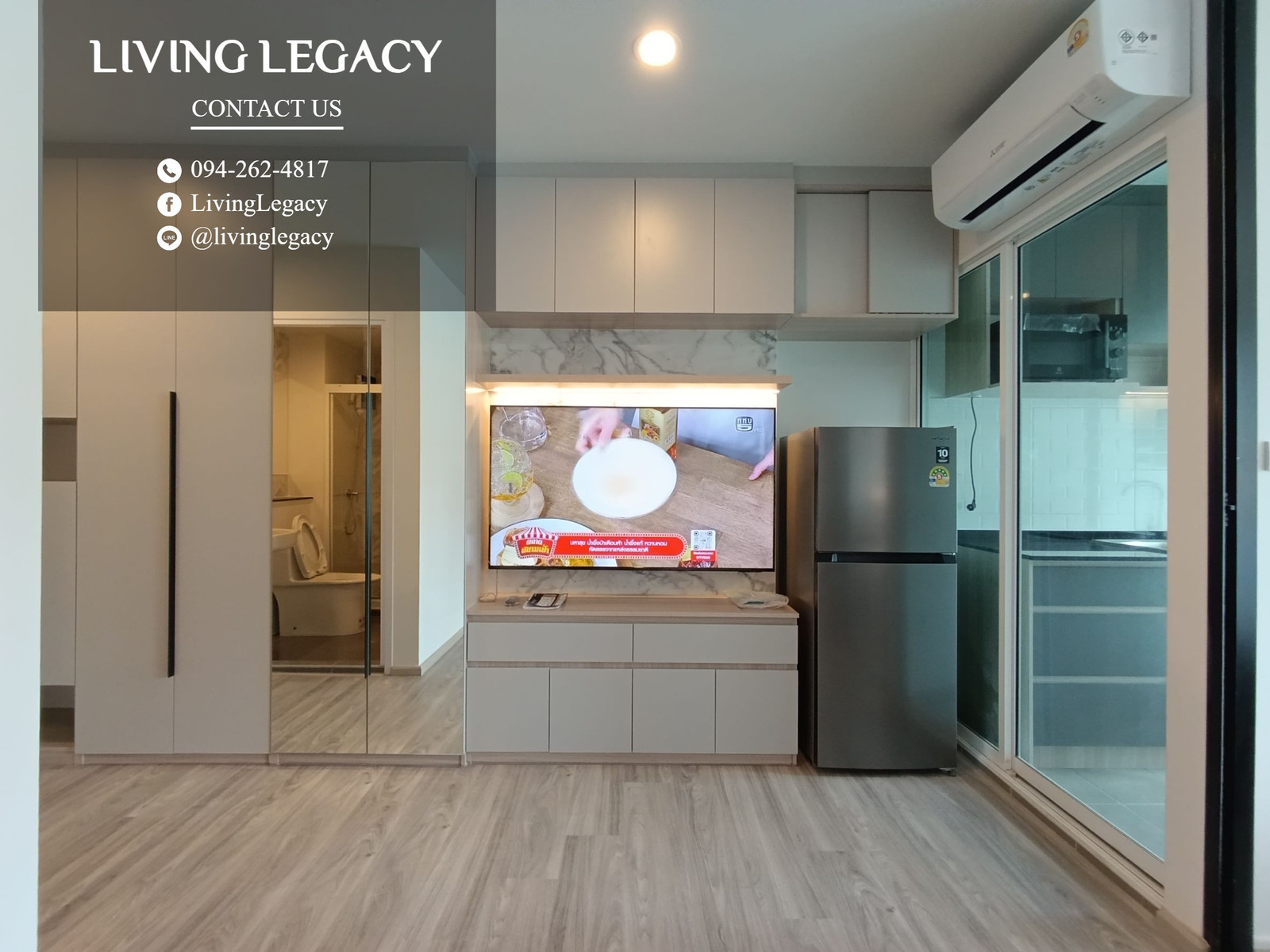 TLT42O เช่าด่วน คอนโด Regent Home Bangna 28 ตร.ม. | ชั้น 30 | 1 ห้องนอน | 1 ห้องน้ำ 10,000 บาท/เดือน line id : @livinglegacy – รูปที่ 4