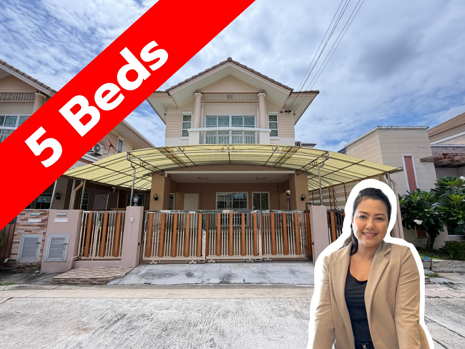 บ้านแฝดแปลงใหญ่ที่สุดในหมู่บ้าน 📍ธีรินทร์ เพชรเกษม 48 - 5 ห้องนอน 4 ห้องน้ำ